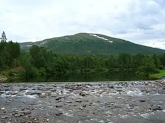 The lowest part of Virvasselva