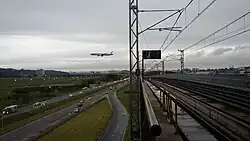 View from Aeroporto - Guarulhos station