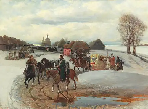 The Spring Pilgrimage of the Tsarina, under Tsar Aleksy Mihailovich