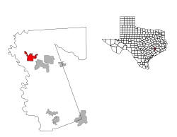Location in the state of Texas
