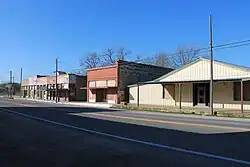 Along SH 144 (3rd Street) in Walnut Springs, March 2012