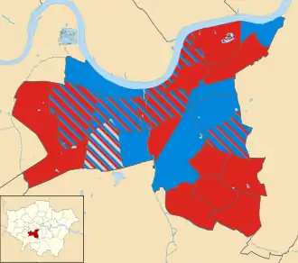 Wandsworth 2022 results map