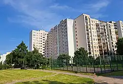 Apartment buildings at Doroszewskiego Street.