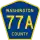 County Road 77A marker