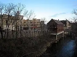 Downtown Wauwatosa along the Menomonee River