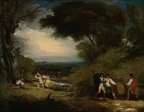 Woodcutters in Windsor Park, 1795