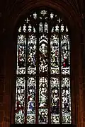 West window, Te Deum, Hardman and Powell, 1907