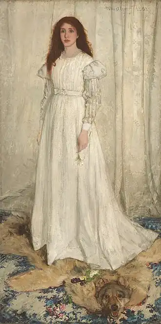 Symphony in White, No. 1: The White Girl (1861–62) by James Abbott McNeill Whistler