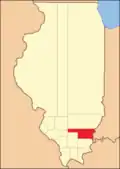 White County between 1818 and 1819
