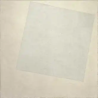 White Square (also known as White on White), 1918. Museum of Modern Art, New York City