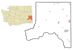 Location of Palouse, Washington