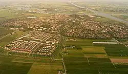 Aerial view of Wijk bij Duurstede