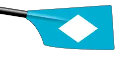 Image showing the rowing club's blade colours