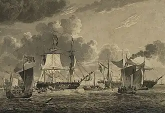 William Joy, H.M. George IV passing Yarmouth on his return from Edinburgh, 1822 (Victoria & Albert Museum)