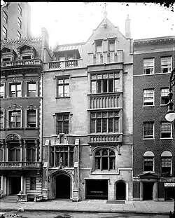 1925 image showing the house as the Automobile Club of America clubhouse