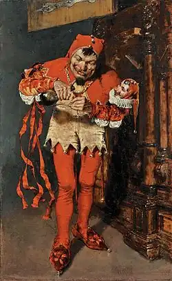 Keying Up – The Court Jester by William Merritt Chase, 1875