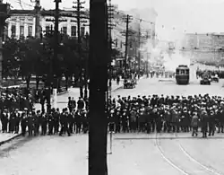 B&W people on the street