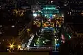 Nighttime view of Yerevan from the Cascade