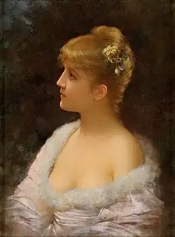 Young beauty, 1887