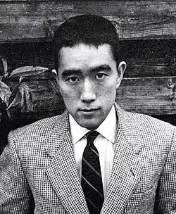A portrait of Yukio Mishima, 1955.