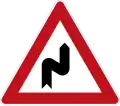 105: Double Curve, first to the Right