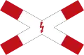 201: Railway Crossbuck with Overhead Wires