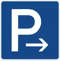 Sign 314-20 Parking place (end)