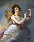 Zofia Czartoryska as Psyche, Wincenty de Lesseur, 1797