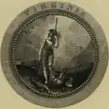 Seal of Virginia, 1850