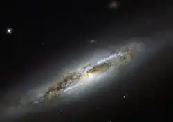 Image of NGC 4388, a spiral galaxy.