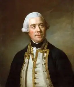 Samuel Barrington, 1770