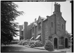 Dining room wing from the Northeast
